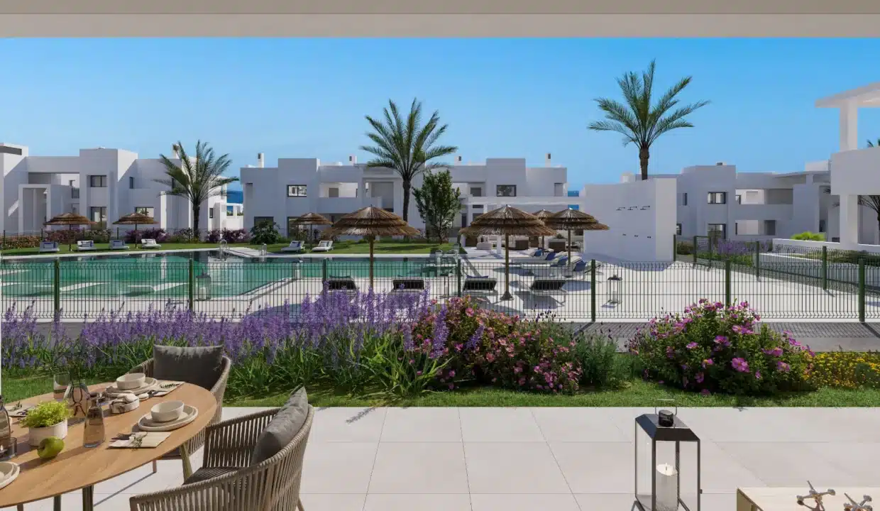 terraza-bajo-jardin-apartments-penthouses-sale-estepona-blancareal-malaga-costa-del-sol